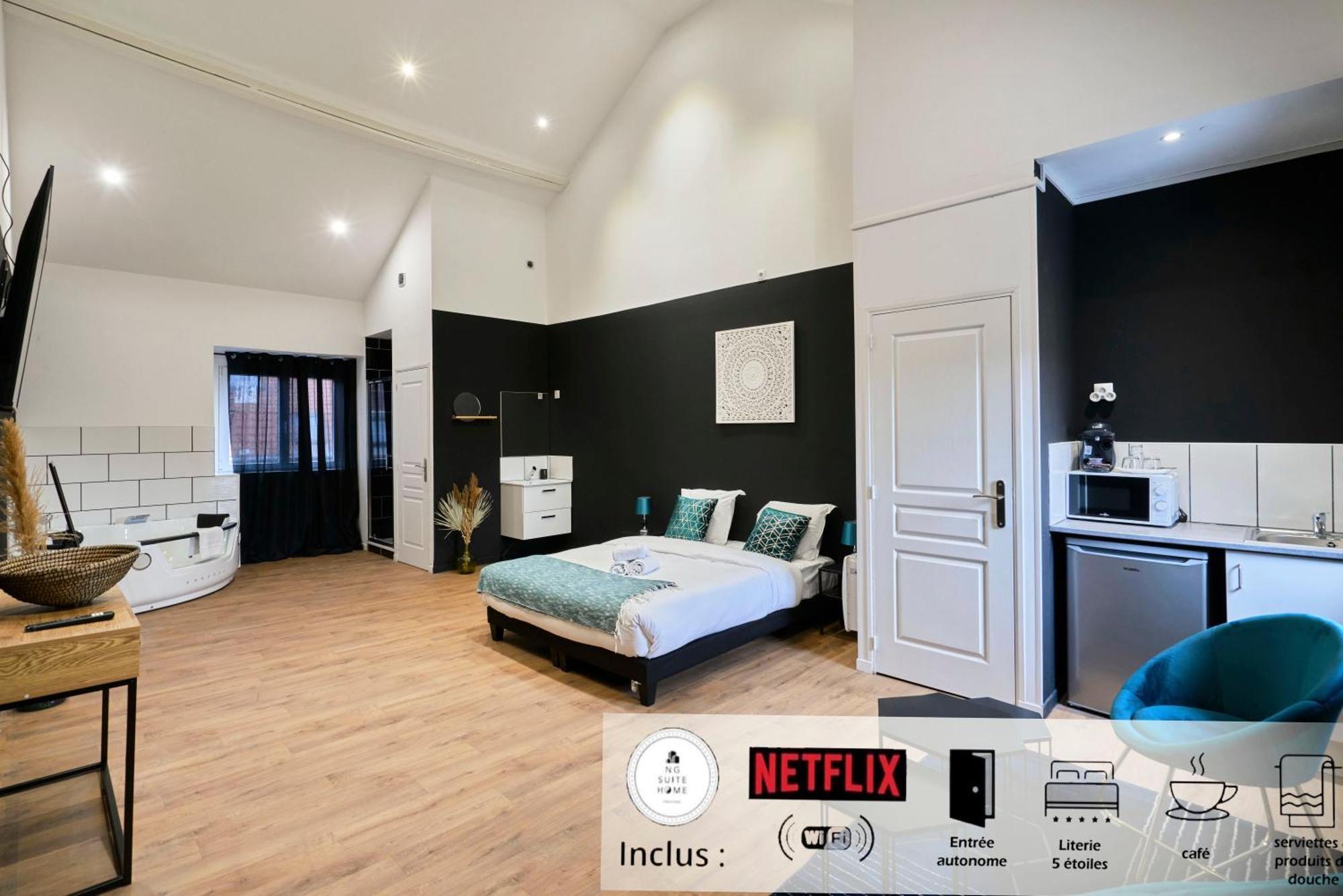 Ng Prestige - Lille L Roubaix Trichon - Balneo - Netflix - Wifi Apartamento Exterior foto